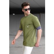 Madmext 5806 Erkek Haki T-shirt