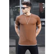 Madmext 5815 Erkek Kahverengi T-shirt