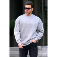 Madmext 6048 Gri Erkek Sweatshirt