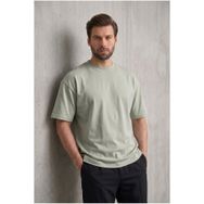 Madmext 6066 Çağla Yeşili Oversize Fit Basic Erkek T-shirt
