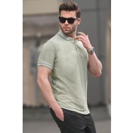 Madmext 6105 Çağla Yeşili Regular Fit Erkek T-shirt