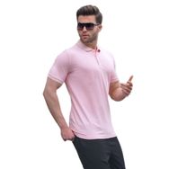 Madmext 6105 Pembe Regular Fit Polo Yaka Erkek T-shirt