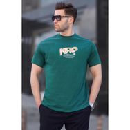 Madmext 6124 Koyu Yeşil Erkek T-shirt