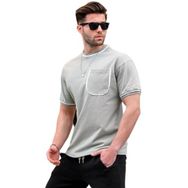 Madmext 6176 Mint Yeşili Cep Detaylı Erkek T-shirt