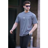 Madmext 6196 Füme Oversize Erkek T-shirt
