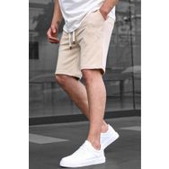 Madmext 6505 Bej Basic Erkek Şort