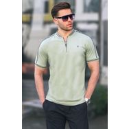 Madmext 9281 Çağla Yeşili Polo Yaka Erkek T-shirt
