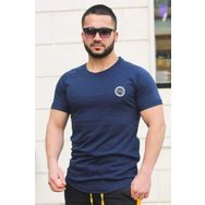 Madmext T4002 Lacivert Baskılı Erkek T-Shirt