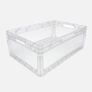 Magic Kombo Euronorm Şeffaf 60x40x22 cm Kapalı Saklama Kabı