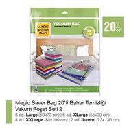 Magic Saver Bag 20'li Bahar Temizliği Vakumlu Poşet Seti 2