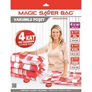 Magic Saver Bag 4'lü Vakumlu Poşet Seti 4