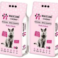 Magicsand 10 lt x 2 Adet Bebek Pudralı Kedi Kumu