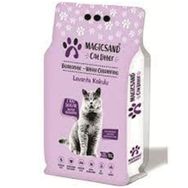 Magicsand 2x10 lt Lavanta Kokulu Kalın Taneli Beyaz Bentonit Doğal Kedi Kumu