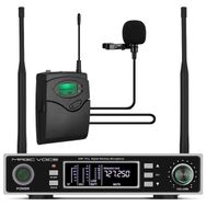 Magicvoice MV-1100Y Çift Tunerli Kablosuz 1 Yaka Telsiz UHF Mikrofon