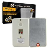 Magicvoice MV-21 2x10 cm 40 W 2 Yollu Sütun Hoparlör Takım