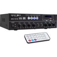 Magicvoice MV-510 50W USB-SD-Bluetooth 2 Mikrofon Girişli Hat Trafolu Amfi