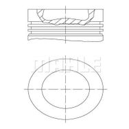 Mahle 028PI00100002 X Segman VW Amarok-Passat-T5 2.0 TDI CAHA-CDBA-CBDC 81.51 Motor Piston