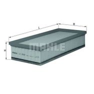 Mahle P407 C5 Ii C5 X7 Dw10bted4 2.0hdi 16v Hava Filtresi