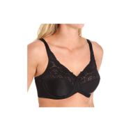 Maidenform Kadın Minimizer Sütyen Maidenform Tailored with Lace Trim Lilyette Siyah 95E