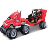 Maisto Builder Zone Taşıyıcı Kırmızı Tır Seti