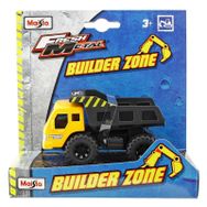 Maisto MAY-25203-13 İnşaat Araçları Dump Truck İş Makinası Metal Gövdeli Sarı