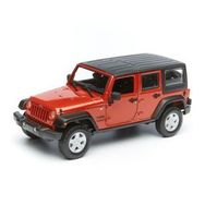 Maisto MAY-32523-3 2015 Jeep Wrangler Unlimited 1:24 Desing Model Araba Kahve
