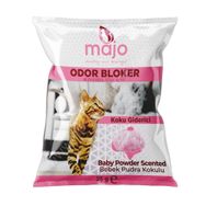 Majo 25 gr Bebek Pudrası Kokulu Kedi Kumu Koku Giderici Temizleyici