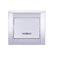 Makel Defne 1010243065021 Gümüş Işıklı Anahtar