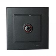 Makel Karea 1010257050133 Füme 4dB F Konnektörlü Geçişli Uydu Prizi