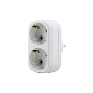 Makel M10031 2'li Yatay Topraklı Golyat Priz