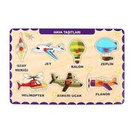 Maketçiniz PRS1020 Hava Taşıtları Ahşap Bul Tak Puzzle