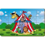Maketçiniz Sirk 24 Parça Ahşap Puzzle