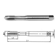Makina Takım B00105720500 DIN-371/C M5 HSS-E Metrik Normal Vidalı Düz Kanallı Makina Kılavuzu