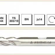 Makina Takım B00276180300 Hss E (%8Co) Dın 844 Bn 3 mm 1 Adet Kısa Parmak Freze
