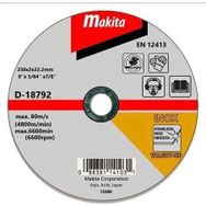 Makita D-18792 50 Adet 230x2 mm İnce Düz Flex Taş