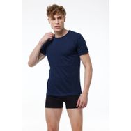 Malabadi 084 Lacivert Basic Yuvarlak Yaka İnce Modal Erkek T-shirt
