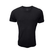 Malabadi 084 Siyah Basic Yuvarlak Yaka İnce Modal Erkek T-shirt