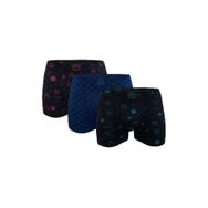 Malabadi 3M251 Set-1 3 Adet Desenli Modal Erkek Boxer