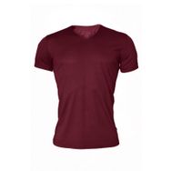Malabadi Yaz Serinliği Bordo V Yaka Erkek T-Shirt