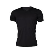 Malabadi Yaz Serinliği Siyah V Yaka Erkek T-Shirt