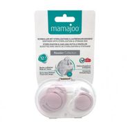 Mamajoo 0+ Ay Saklama Kutulu Pembe Powder 2'li Ortodontik Emzik