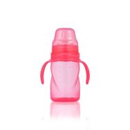 Mamajoo 270 ml Pembe 9+ Ay Yumuşak Uçlu Kulplu Antikolik Alıştırma Bardağı