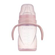 Mamajoo 270 ml Powder Pink Kulplu Eğitici Bardak