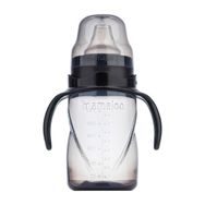 Mamajoo Black 270 ml Kulplu Akıtmaz Eğitici Bardak+Anti-Kolik Bardak Ucu