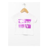 Mammaramma 22SG-61 Bisiklet Yaka Baskılı Bebek T-shirt