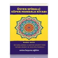 Mandala Kitabı Üstten Spiralli Süper
