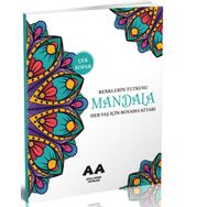 Mandala Renklerin Tutkusu - Her Yaş Için Boyama Kitabı - Akıllı Adam Yayınları