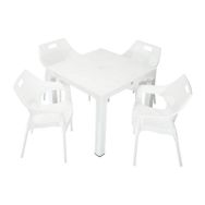 Mandella Elit 90x90 cm Beyaz Masa