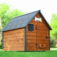 Mandu Xlarge Isı Yalıtımlı Ahşap Köpek Kulübesi