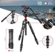 Manfrotto MVKBFRT Twist Lock Aluminyum Video Tripod